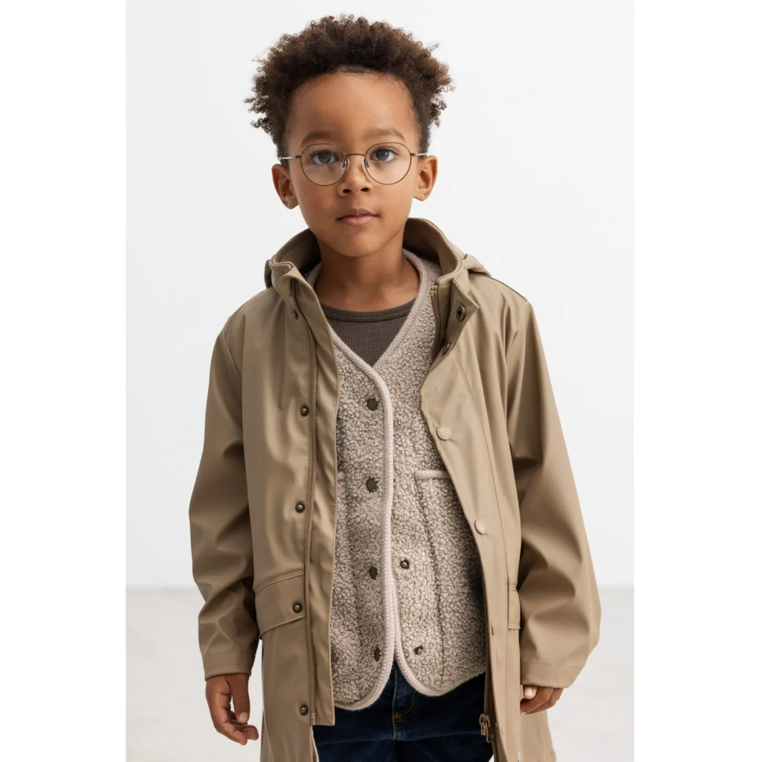 Easy Closure Utility Gear MarMar Rainwear Sepia Brown October Jacket