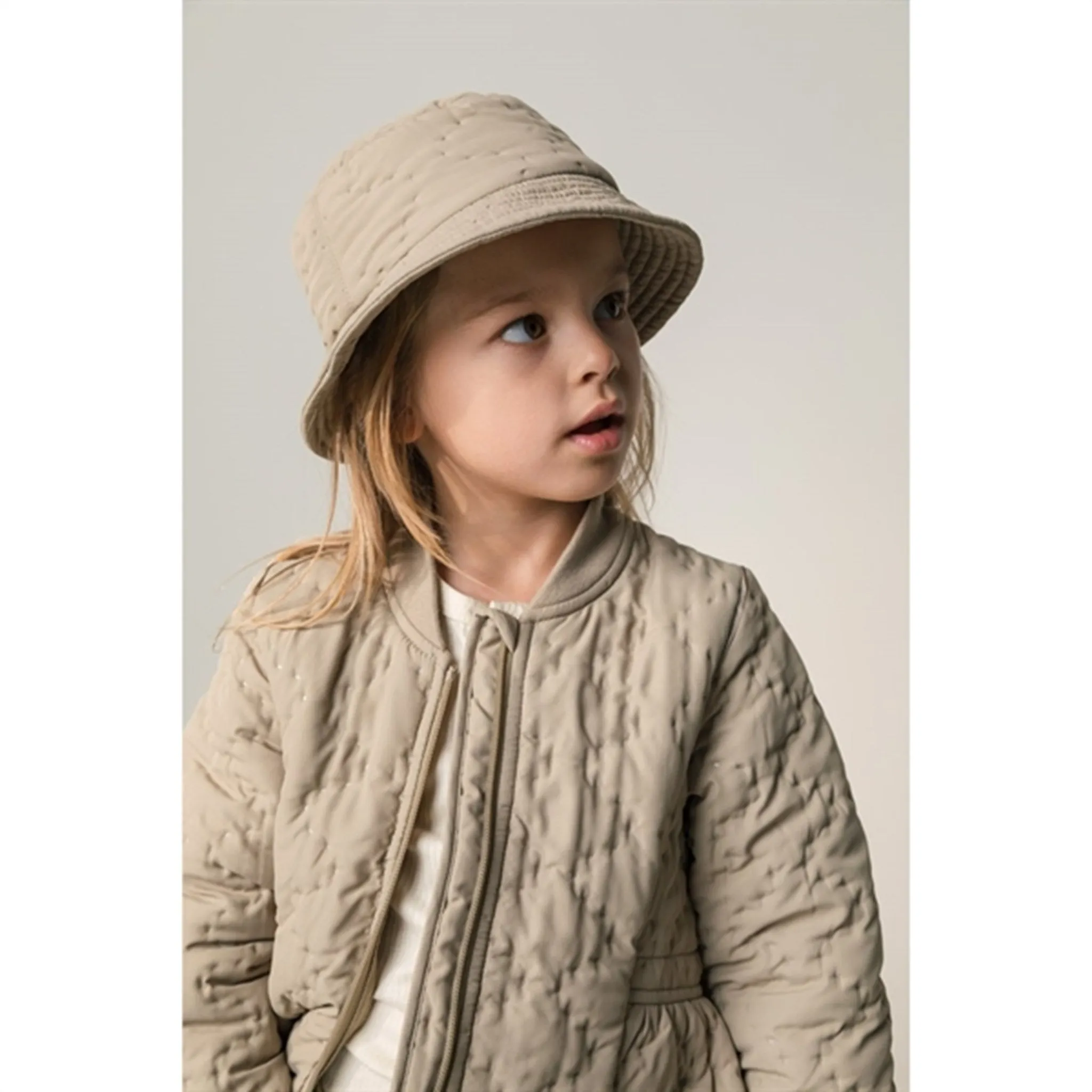 Relaxed tunic-style shirt MarMar Sandstone Olisa Thermo Jacket