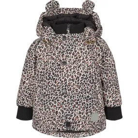 MarMar Tech. Outerwear Print Leopard Osak Jacket Heavy Duty Zippers Windbreaker Tech