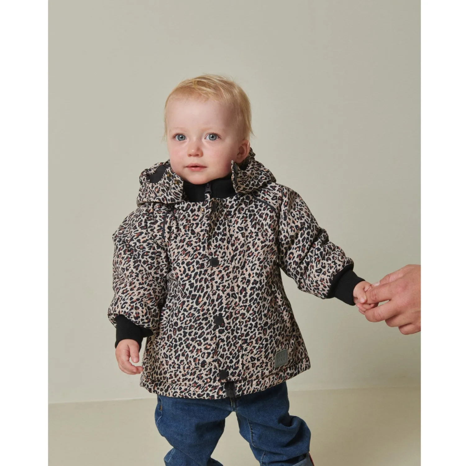 MarMar Tech. Outerwear Print Leopard Osak Jacket Hook and loop fasteners