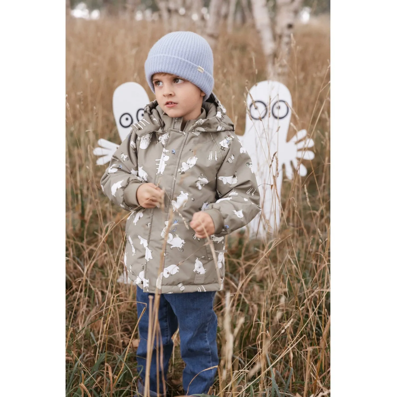 MarMar Tech. Outerwear Print Moomin Osak Jacket Quick Zip bag