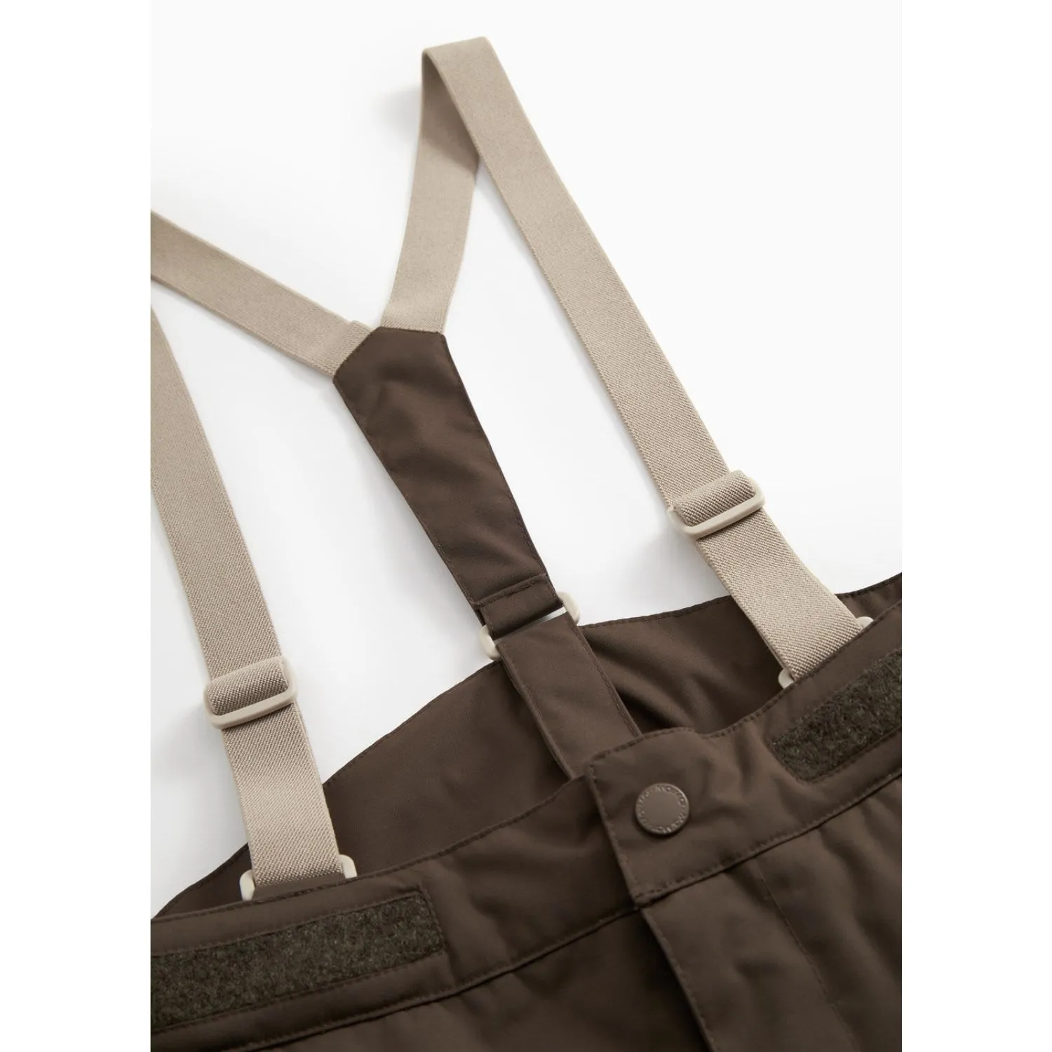 Sleek Cut MarMar Tech. Outerwear Solid Deep Choco Orla Pants