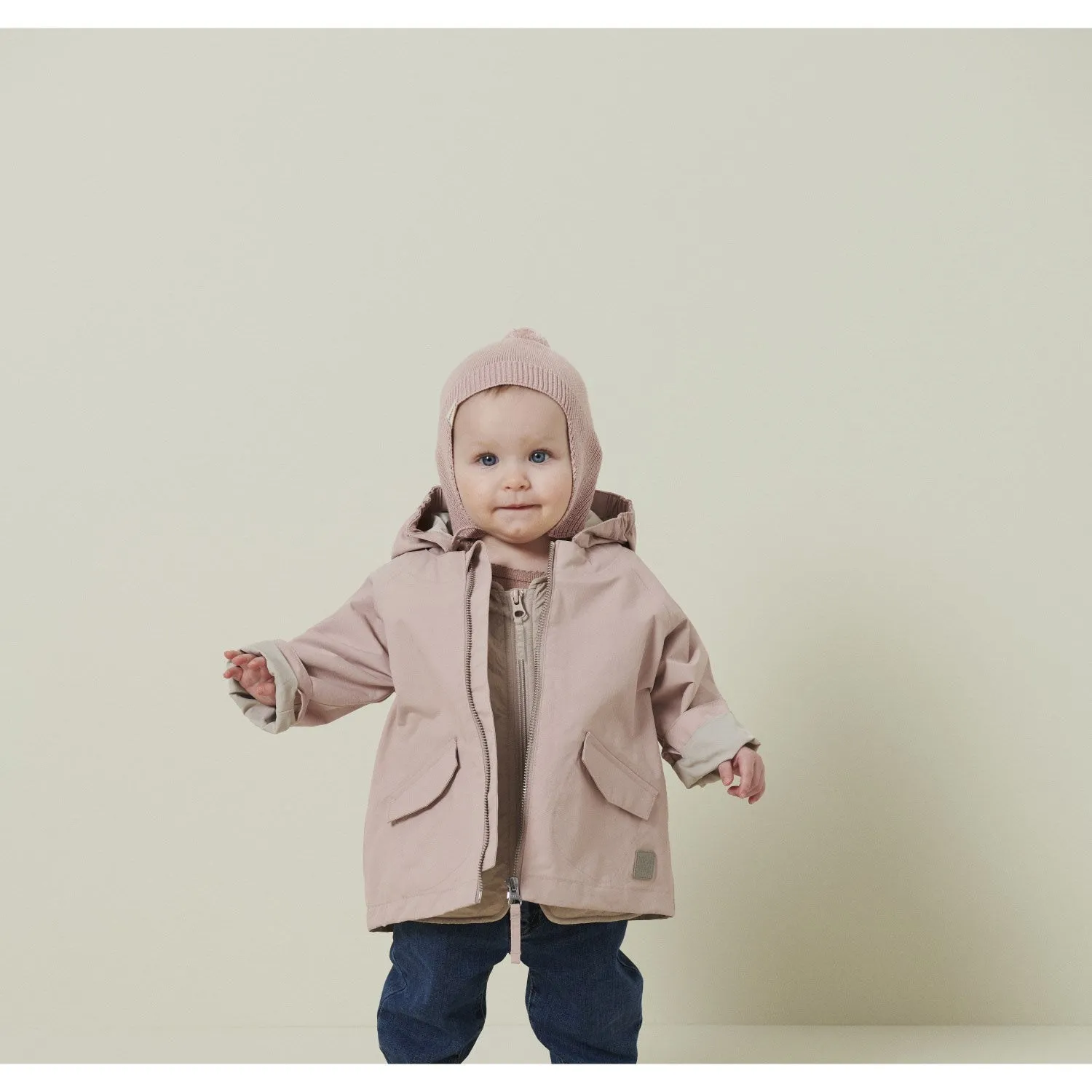 MarMar Tech. Parka Rose Powder Ovi Jacket Outerwear Flexible Motion