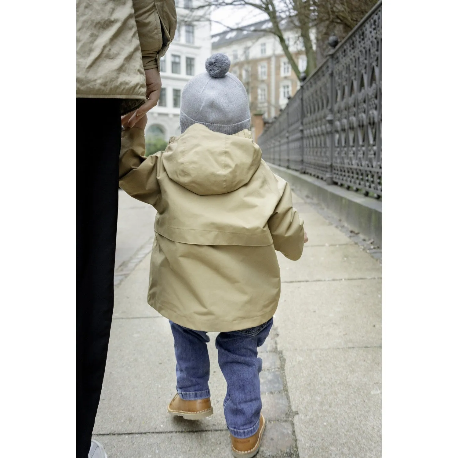 Eco - friendly MarMar Tech. Parka Sepia Brown Ovi Jacket Outerwear