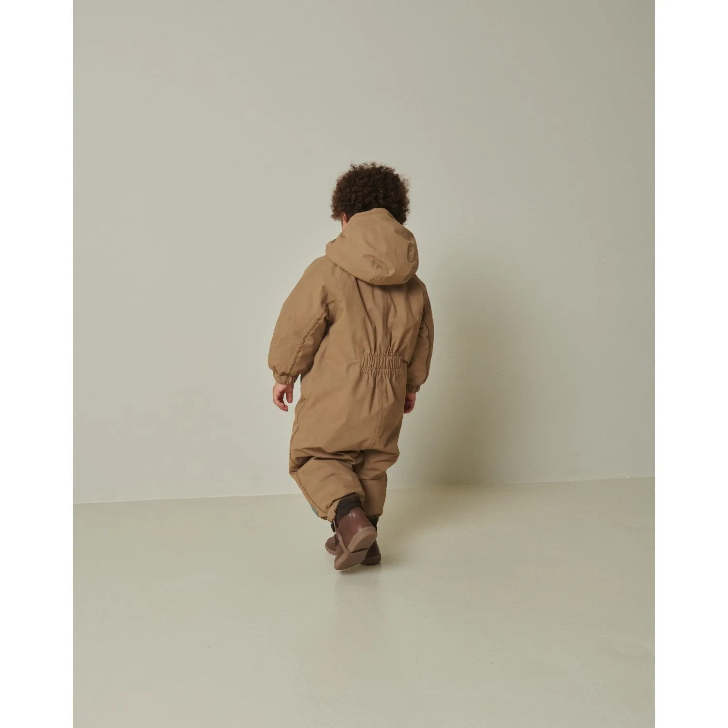 Maternity-Fit MarMar Technical Outerwear Solid Walnut Block Oll Suit