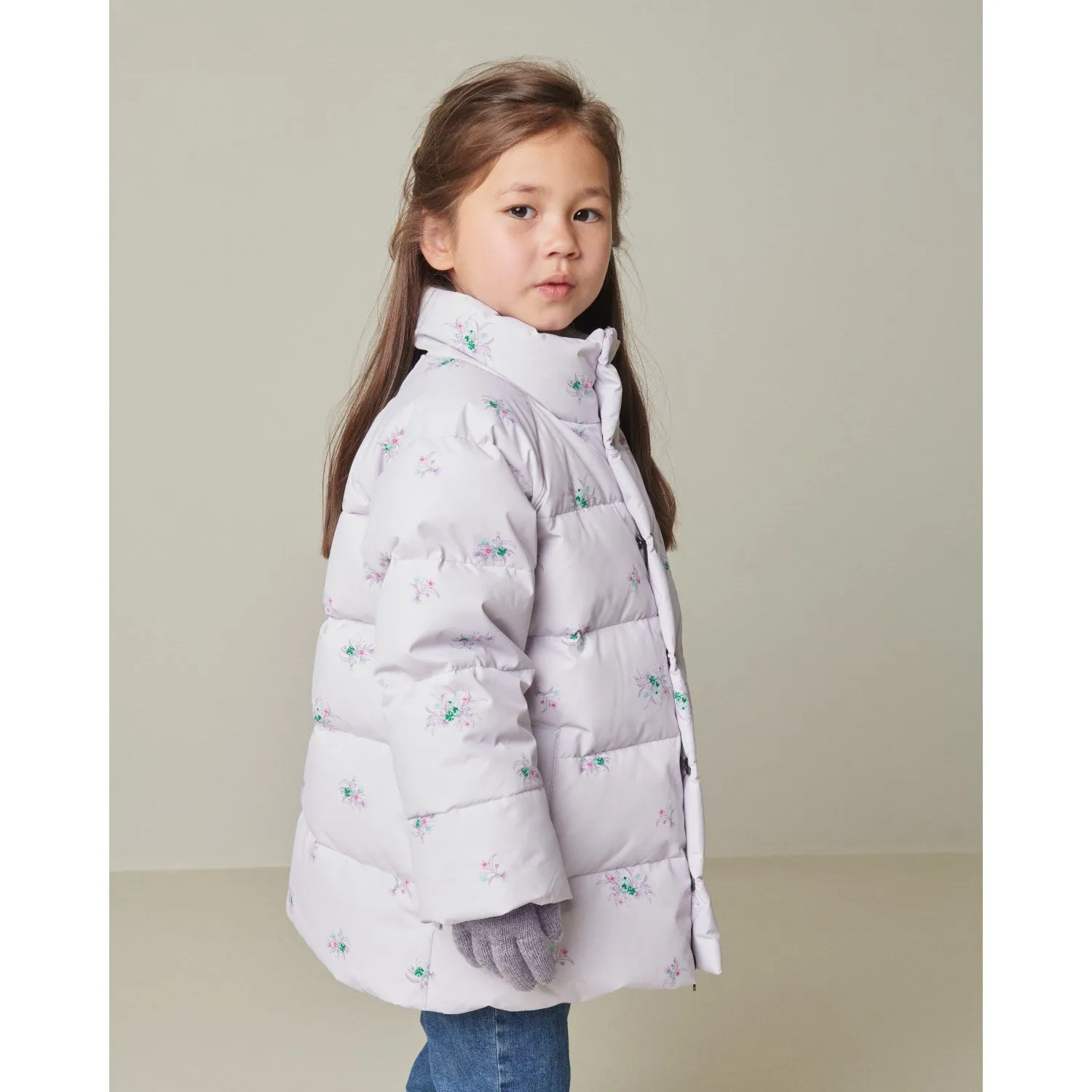 Classic button-up top Cozy long-sleeve shirt MarMar Technical Puffer In Bloom Olita Jacket