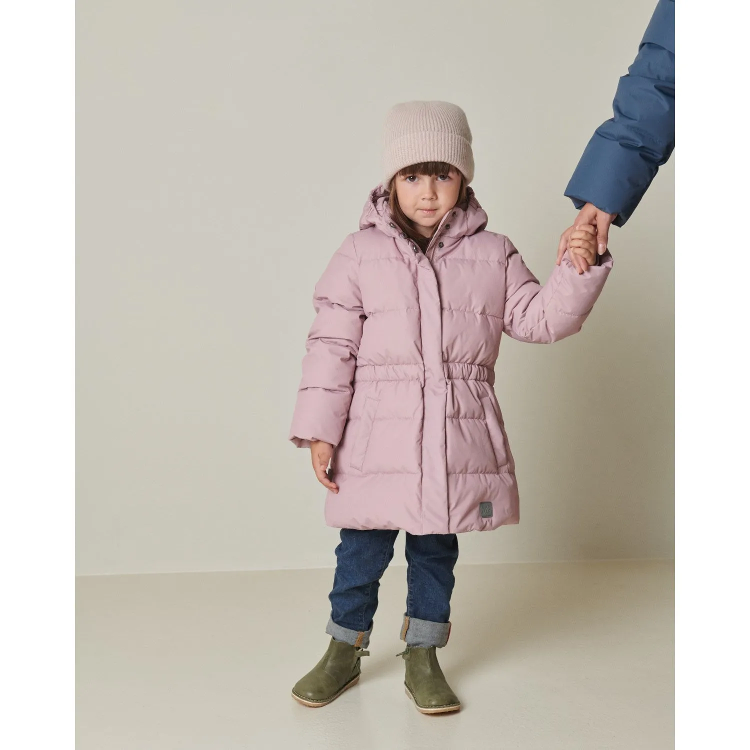 Pastel-Tone MarMar Technical Puffer Light Mauve Olvin Coat