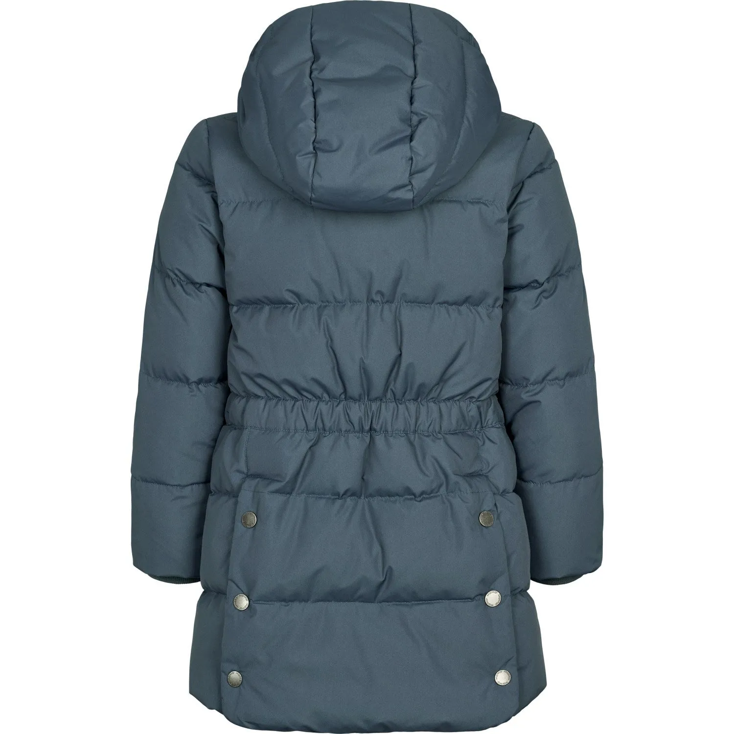 MarMar Technical Puffer Shaded Blue Olvin Coat Mandarin-Collar