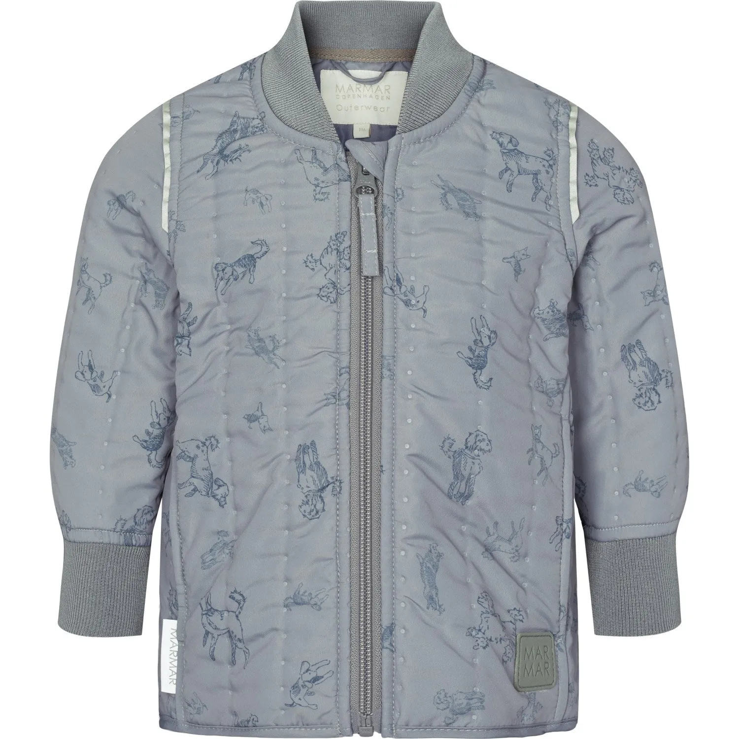 Cut-Out-Detail Tall-Fit MarMar Thermo Dogs Print Orry Jacket