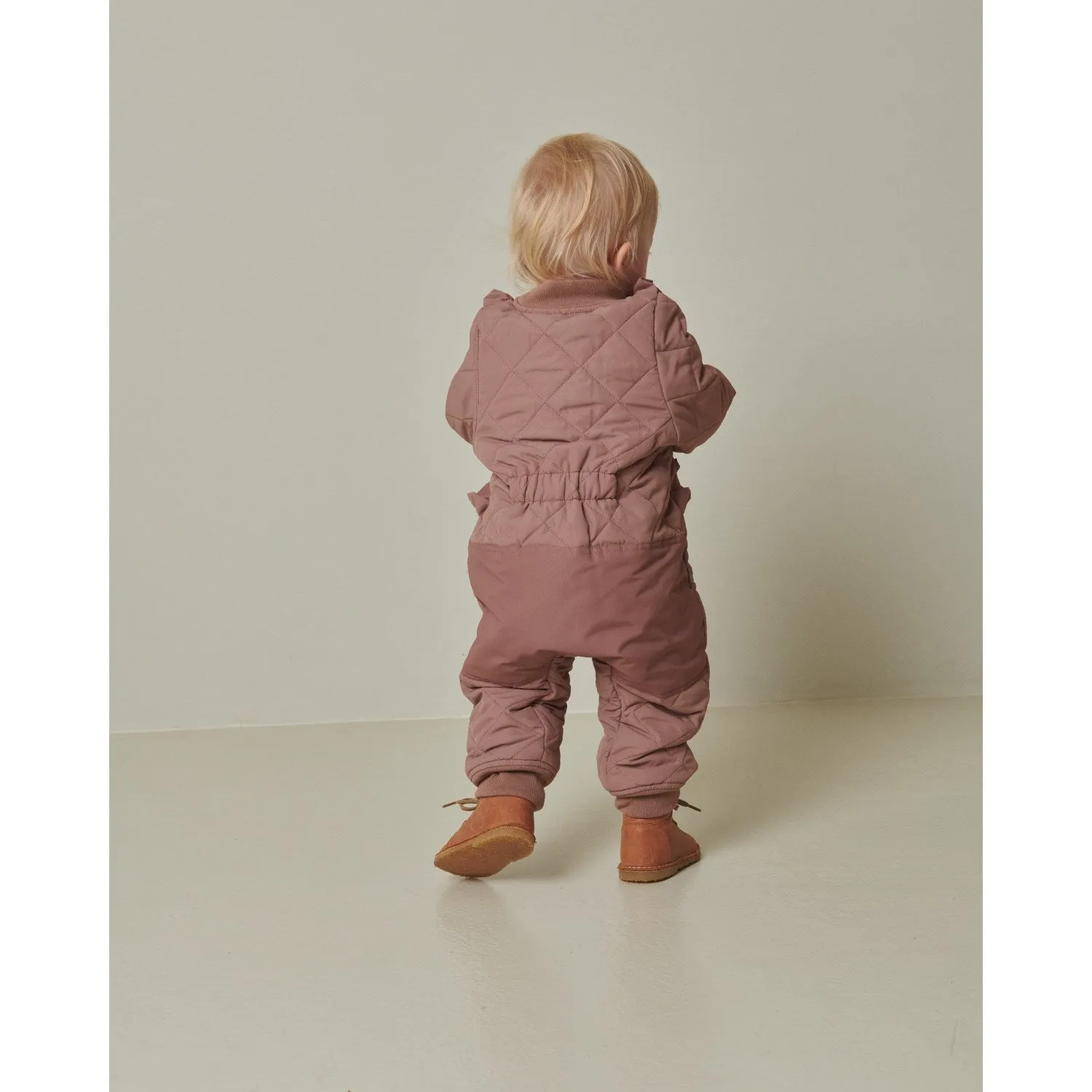 Adjustable-Length MarMar Thermo Quilt Berry Air Ozanna Frill Suit