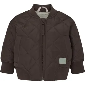 Timeless long-sleeve piece Breathable-Lining MarMar Thermo Quilt Bitter Chocolate Oki Jacket