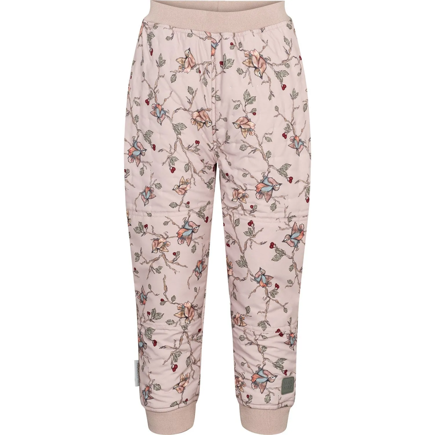Embroidered-Sleeve Classic-style MarMar Thermo Robin Print Odin Pants