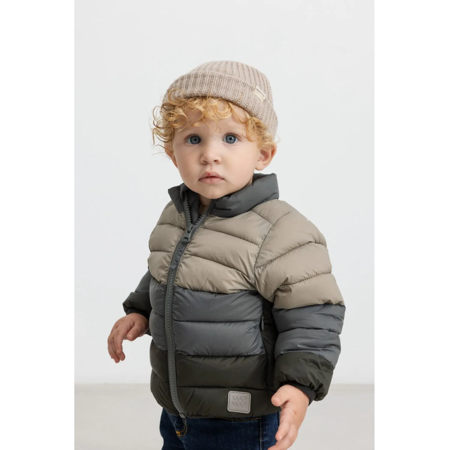 MarMar Vegan Puffer Coal Block Owe Jacket Multipurpose Flattering blouse