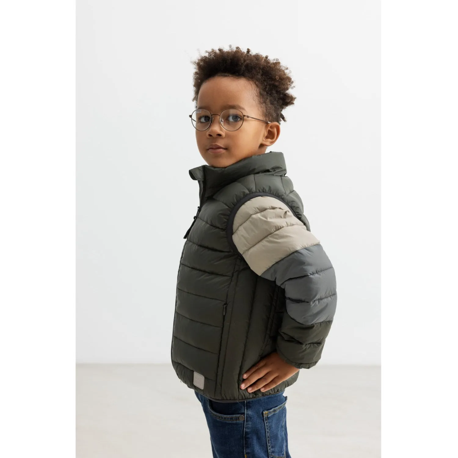 MarMar Vegan Puffer Coal Block Owe Jacket Draped-Style Easy-to-style workwear