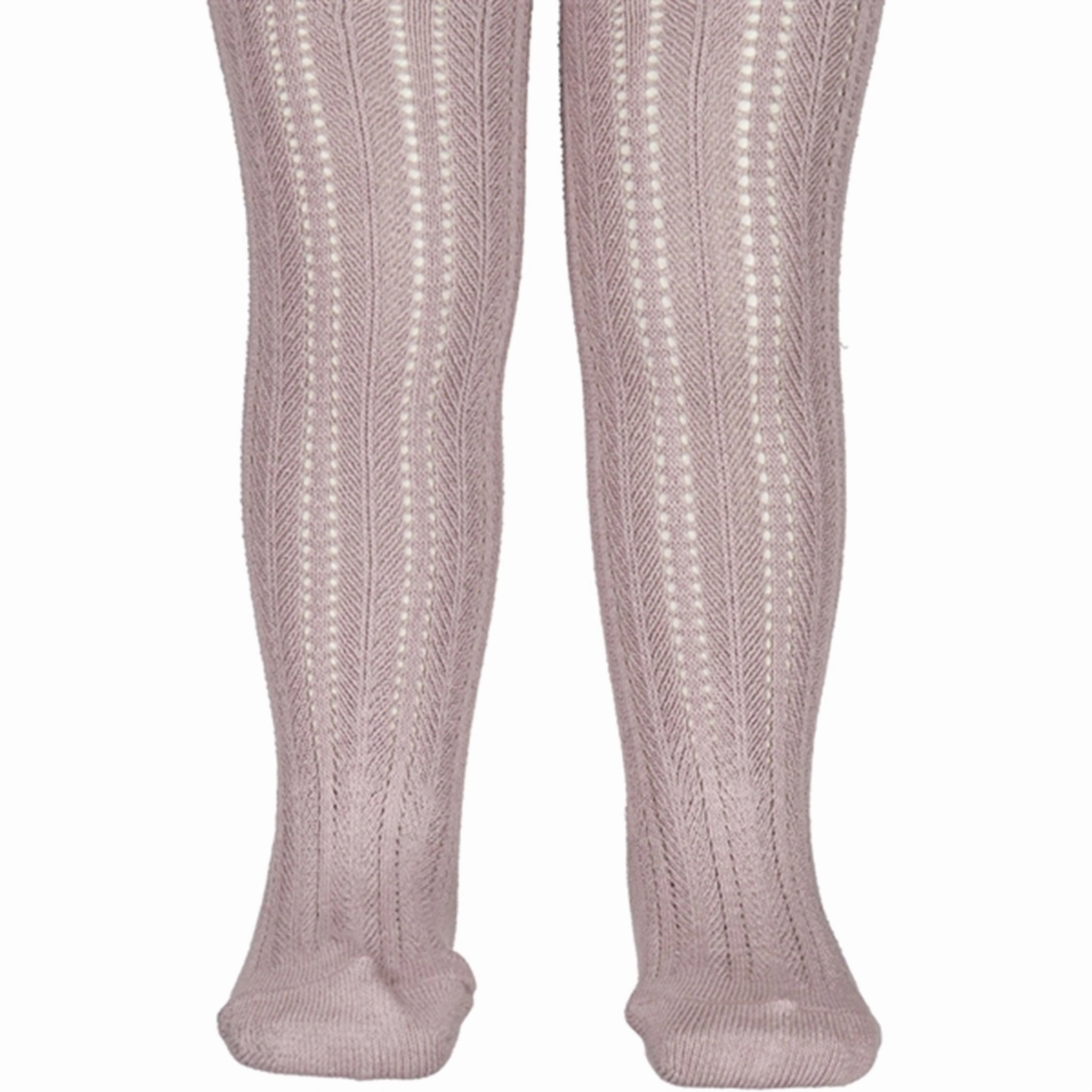 foldable Movement Stretch MarMar Airy Purple Pointelle Tights