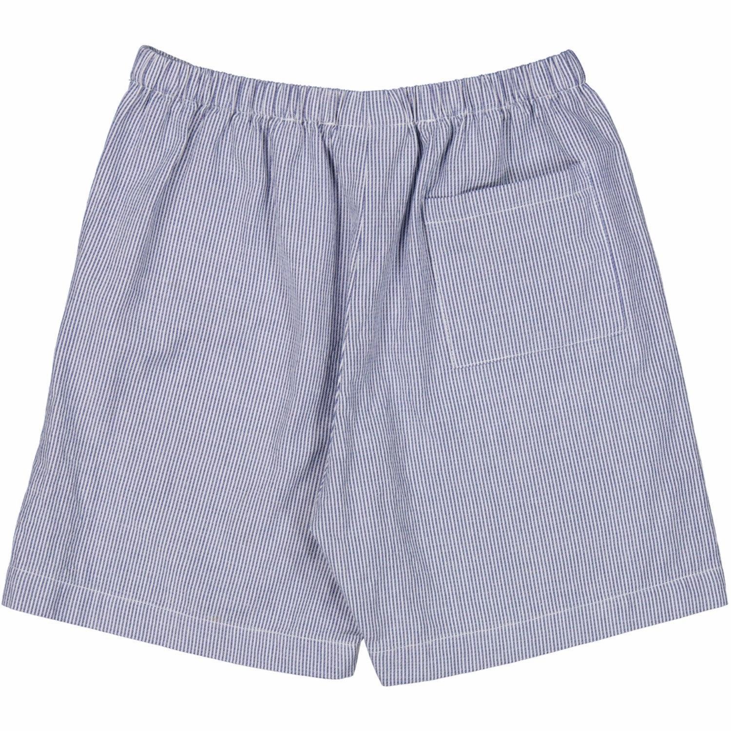 MarMar Fine Cotton Navy Stripe Pal Shorts High Waist