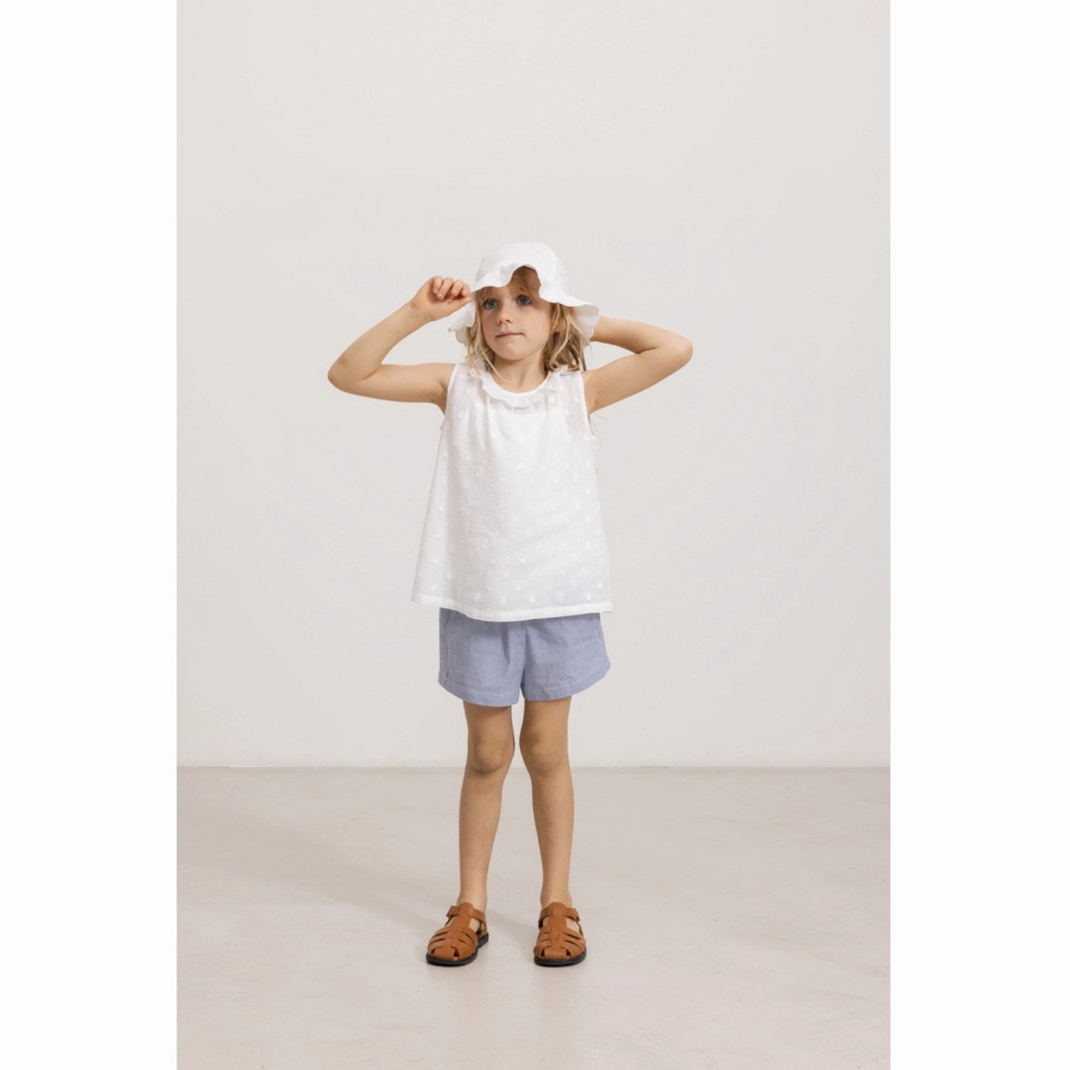 MarMar Fine Cotton Navy Stripe Pala Shorts Moisture Wicking Finish