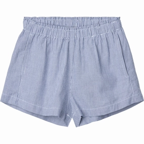 Non Binding Leg Openings MarMar Fine Cotton Navy Stripe Pala Shorts