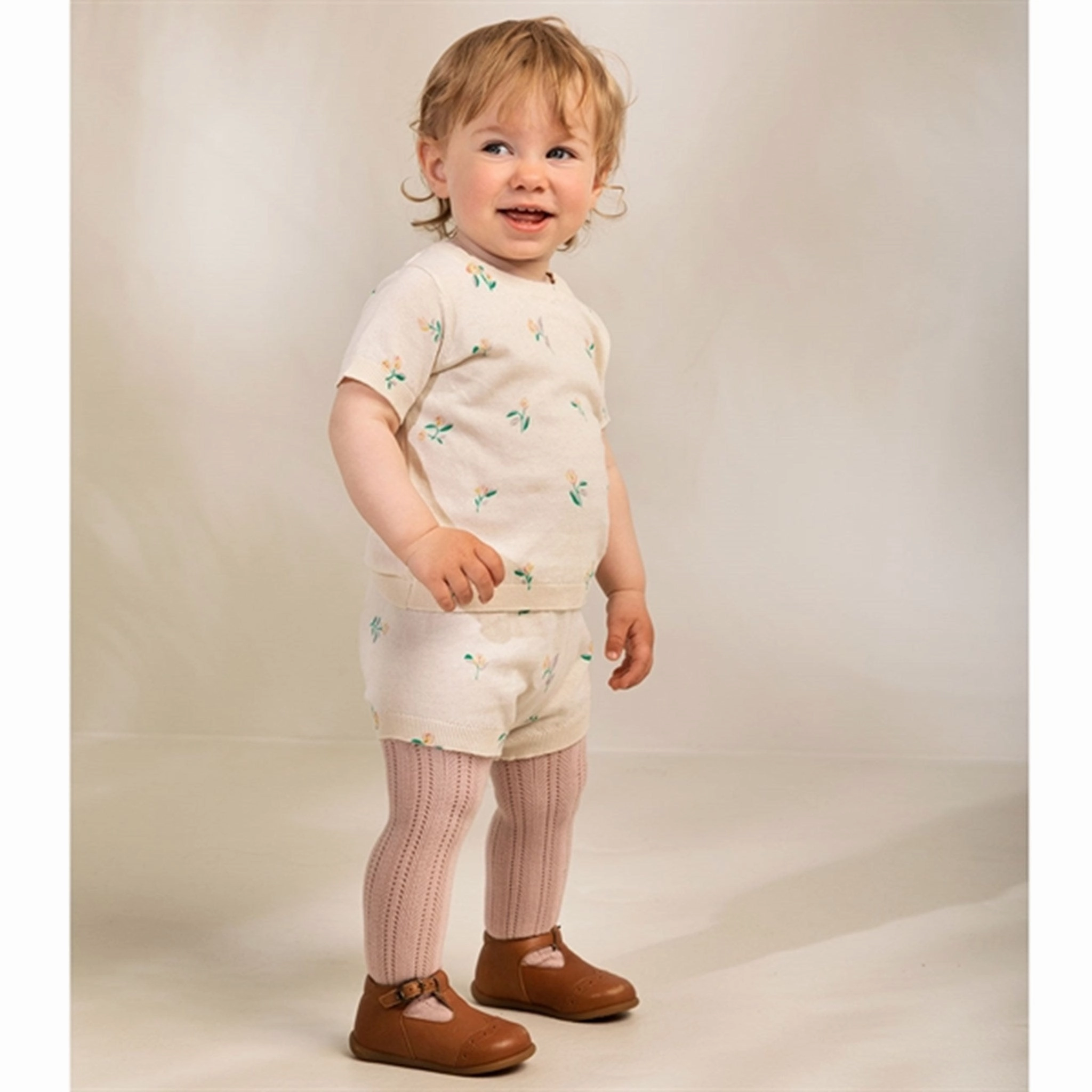 WindResistantWeave Warm Day MarMar Flower Pepa Knit Shorts/Bloomers