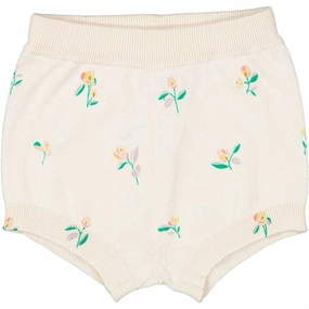 Quick Access Zip Pockets MarMar Flower Pepa Knit Shorts/Bloomers