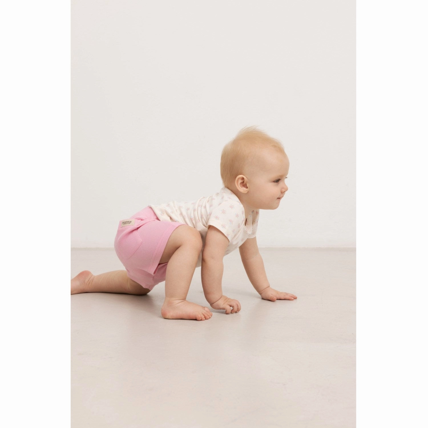 Party outfit MarMar Modal Fine Rib Pink Blossom Paulo Shorts