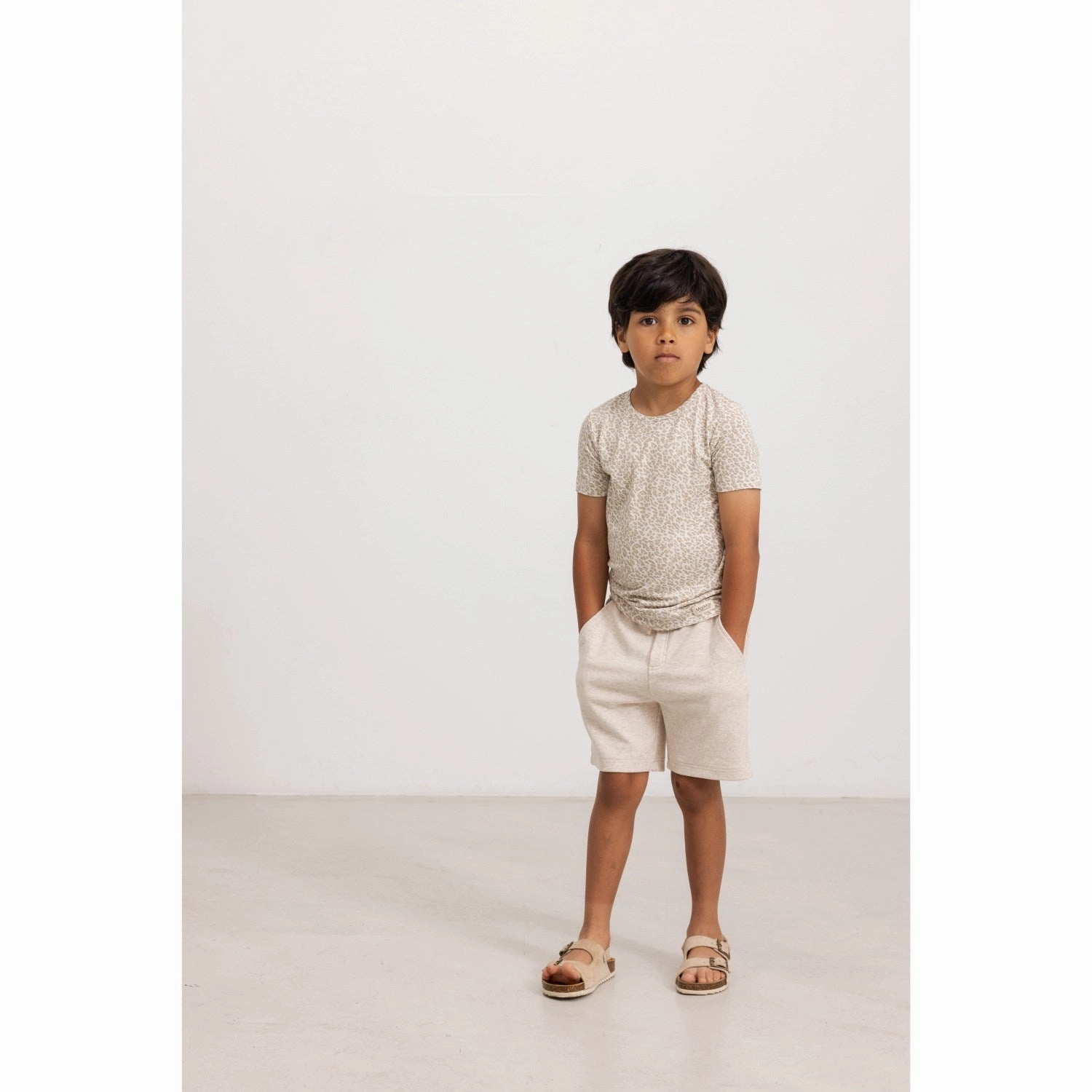 Odor Resistant Finish MarMar Modal Sweat Light Beige Melange Pelon S Shorts