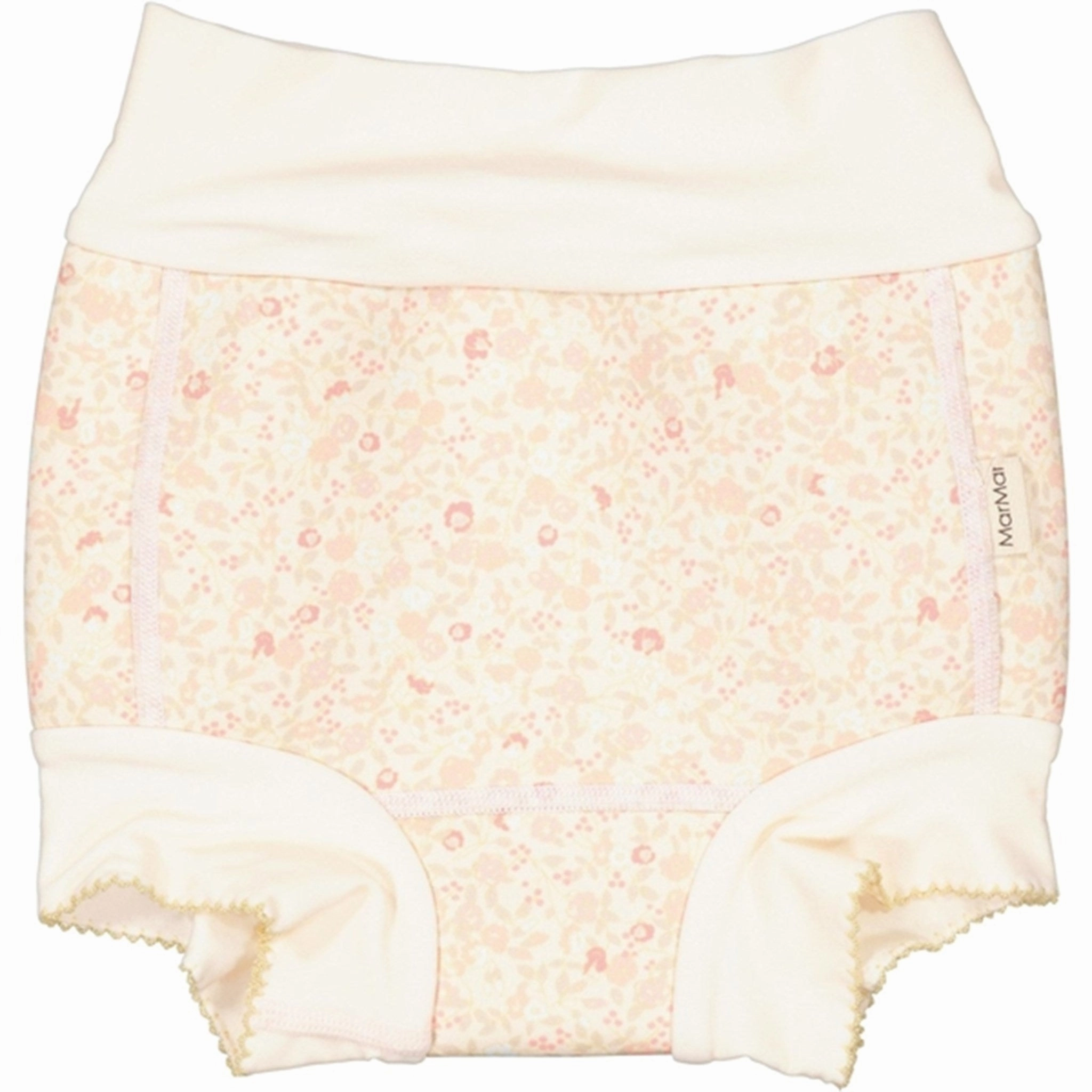 Ocean Vibes Mesh Lined Padding MarMar Peony Swen Baby Swim Trunks