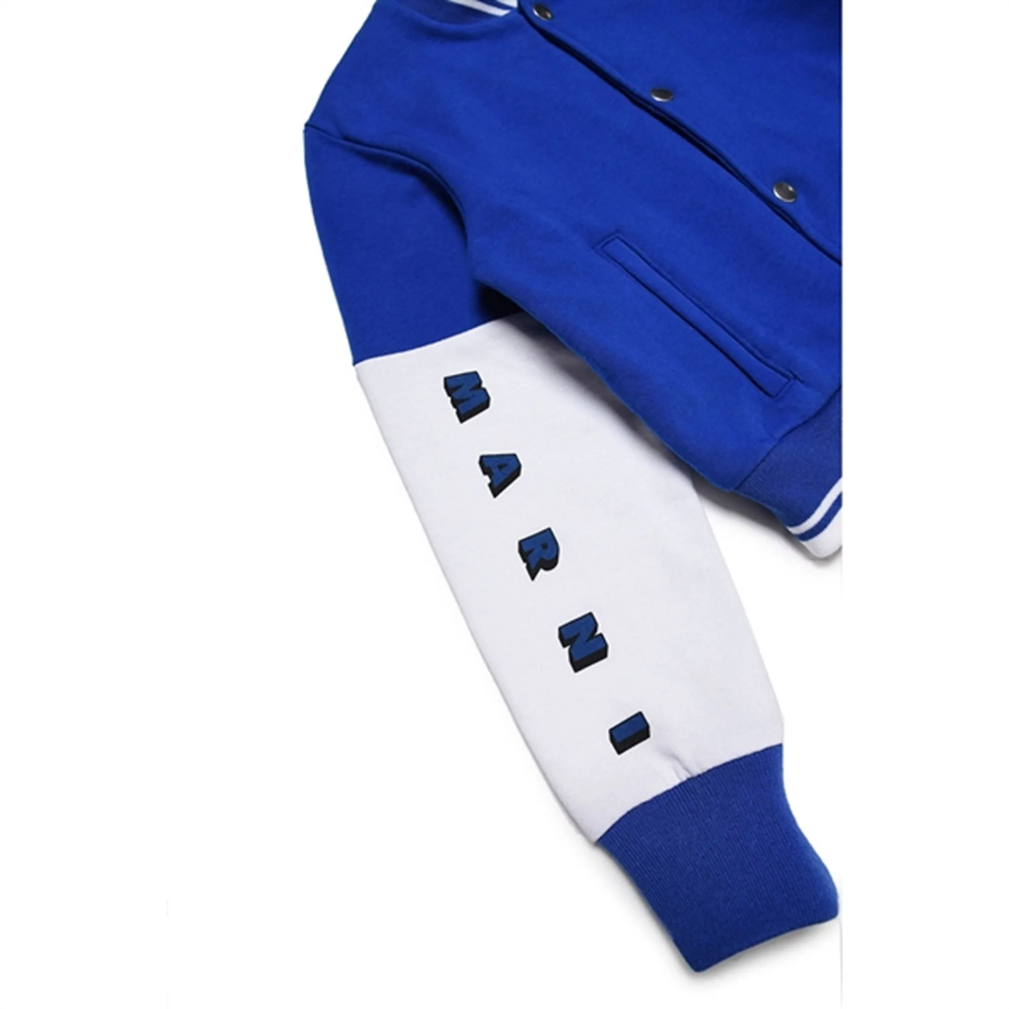 Marni Surf Bluette Sweat Cardigan Eyeshadow