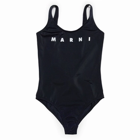 Marni Black Swimsuit Fresh Look UV Protection Design