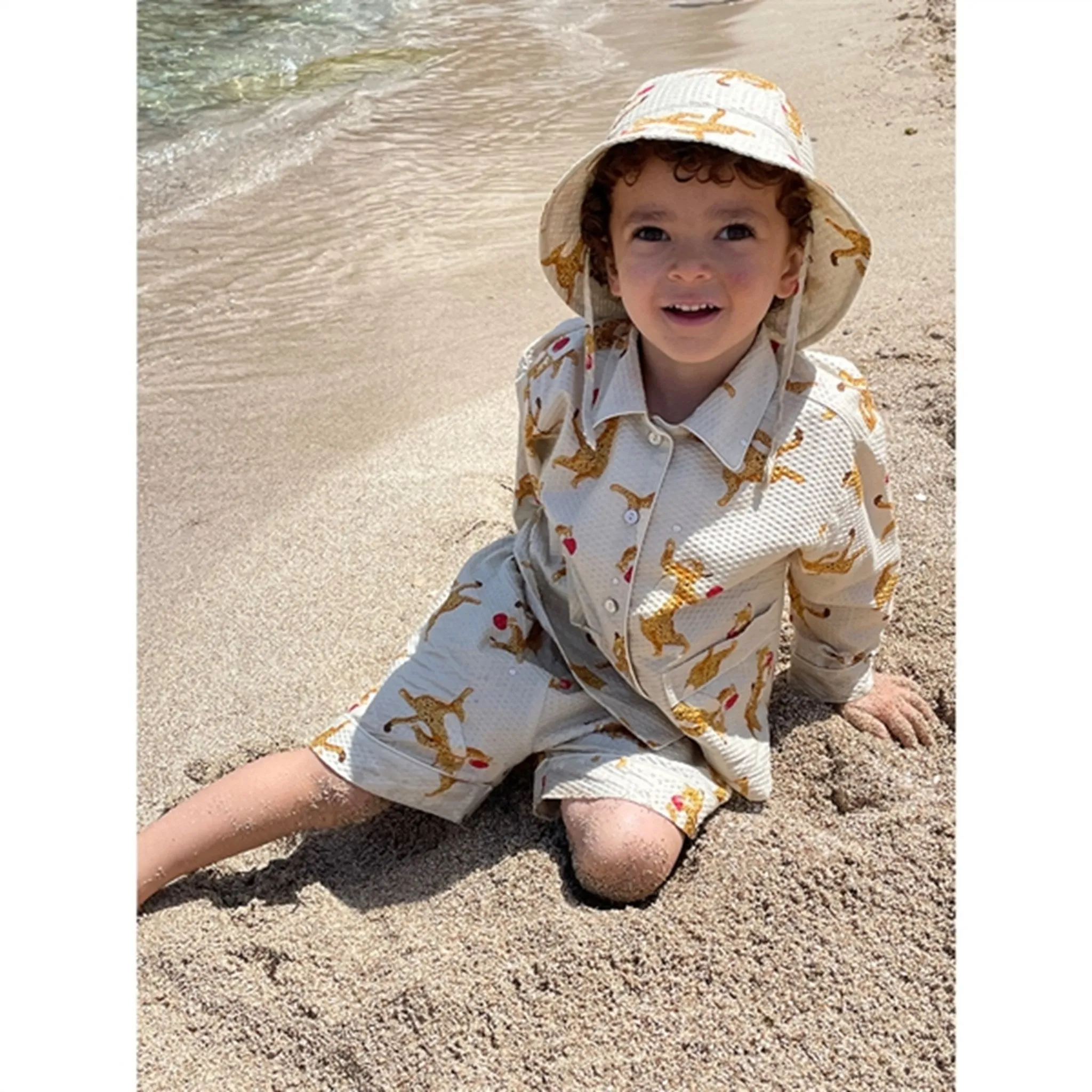 Konges Sl?jd Ping Pong Bitsy Skjorte Jacket Button Snap Conversion