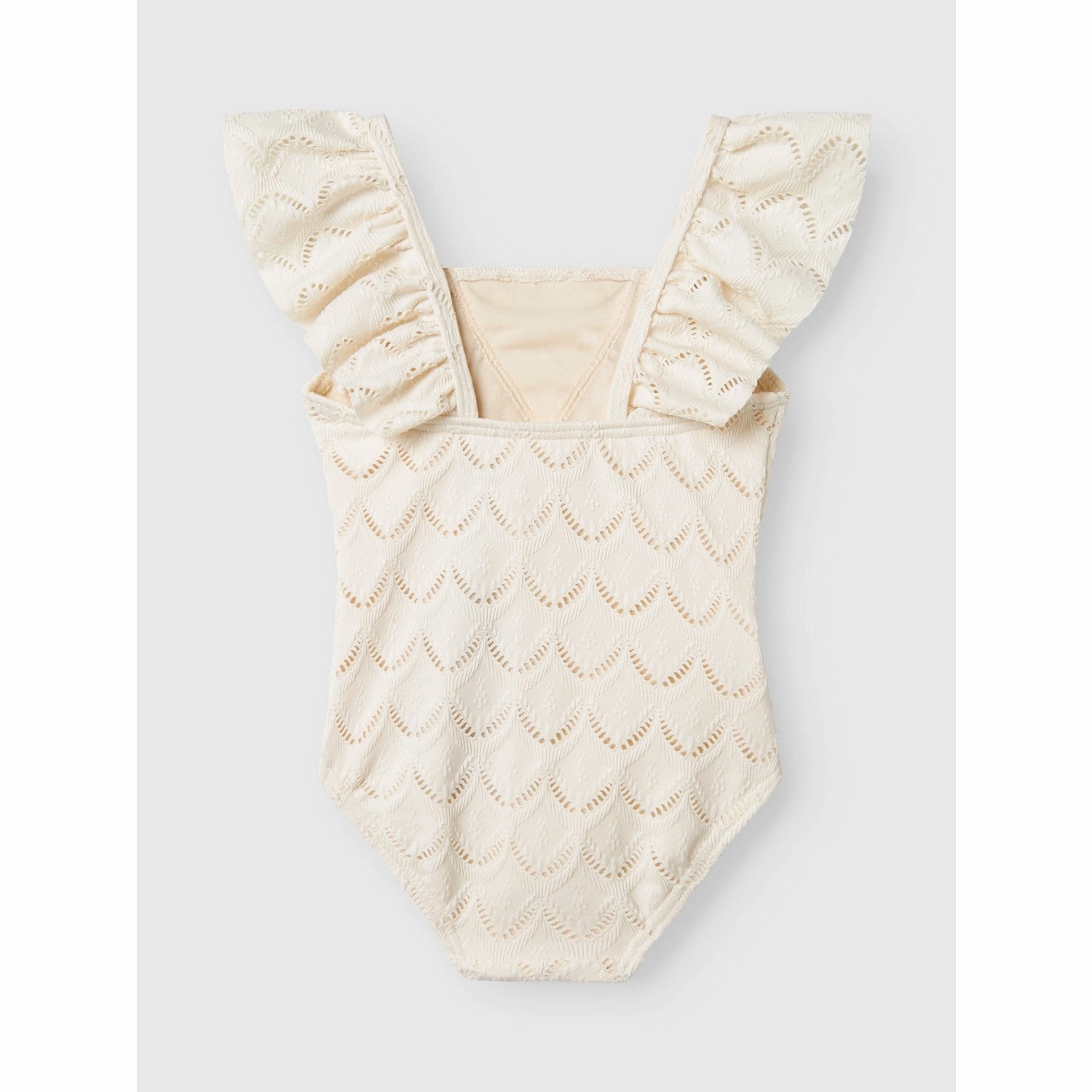 Lil'Atelier Turtledove Felony Swimsuit Breathable Mesh Panels