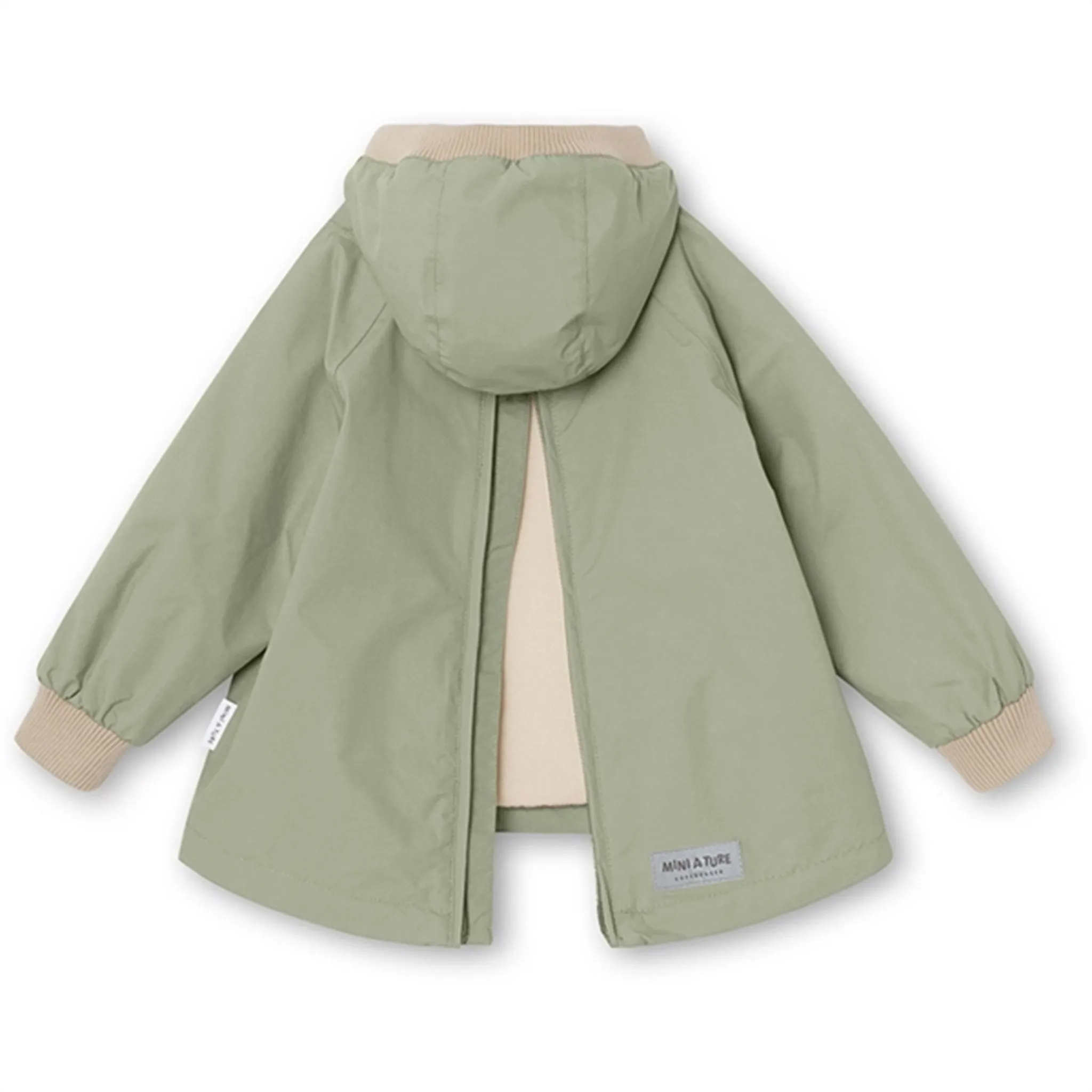 Non Bulky Design MINI A TURE Baby Vito Spring Anorak w/Fleece Lining Desert Sage