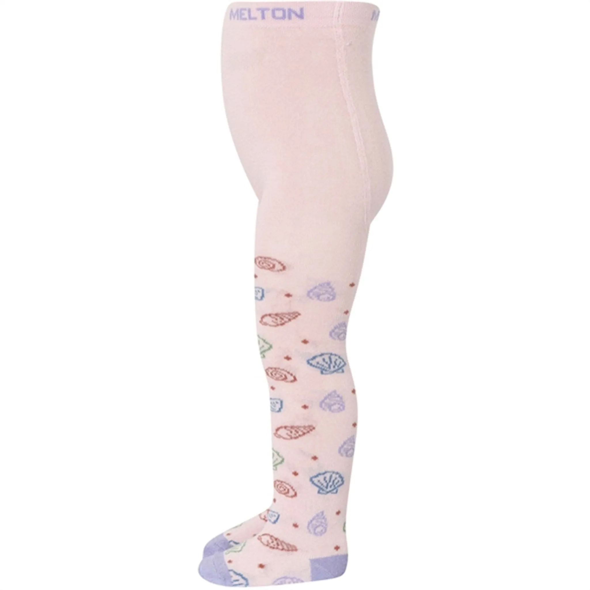 MELTON Shells Tights Crystal Pink geometric
