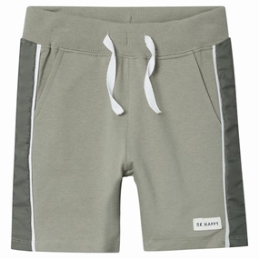 Name it Dried Sage Humo Sweat Shorts quick dry Water resistant coating