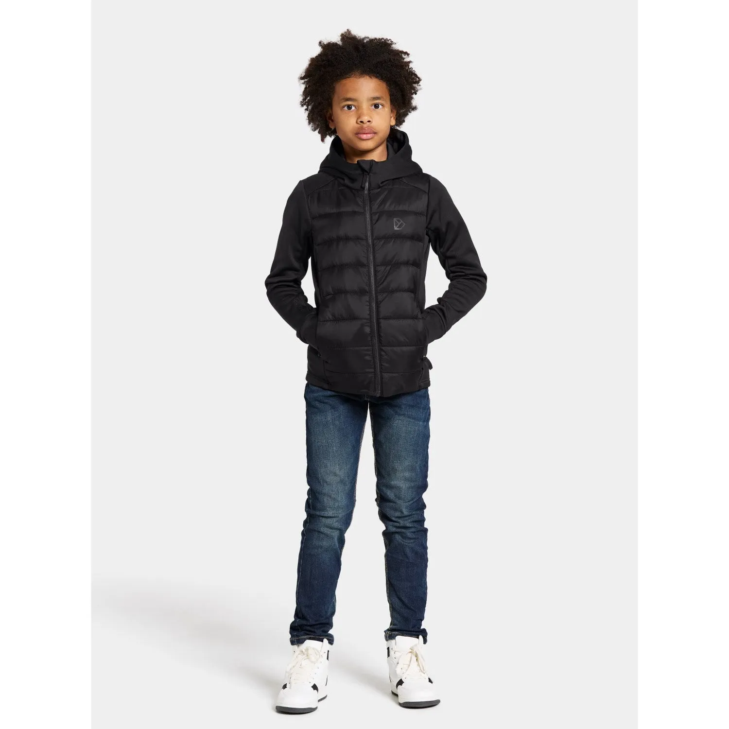 Didriksons Black Kapris Kids FZ 2 Adaptive Layering System suitable for extreme sports