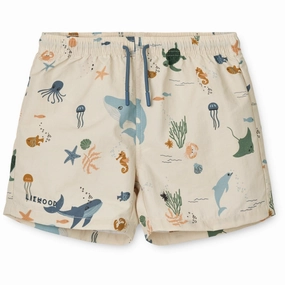 LIEWOOD Sea Creature / Sandy Aiden Printed Board Shorts Multi Strap Support
