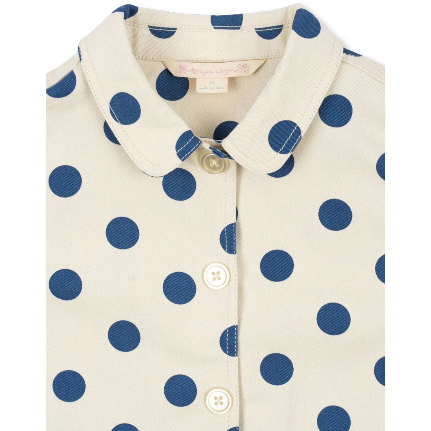 Konges Sl?jd Blue Dot Nola Shirt Jacket Gots Commute