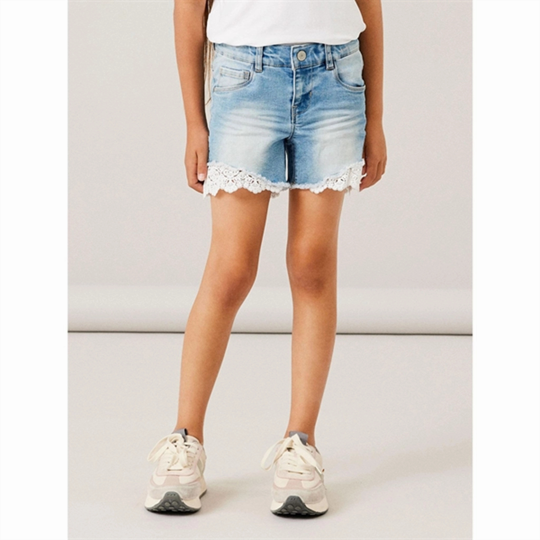 Name it Medium Blue Denim Salli Slim Denim Shorts Noos Concert wear