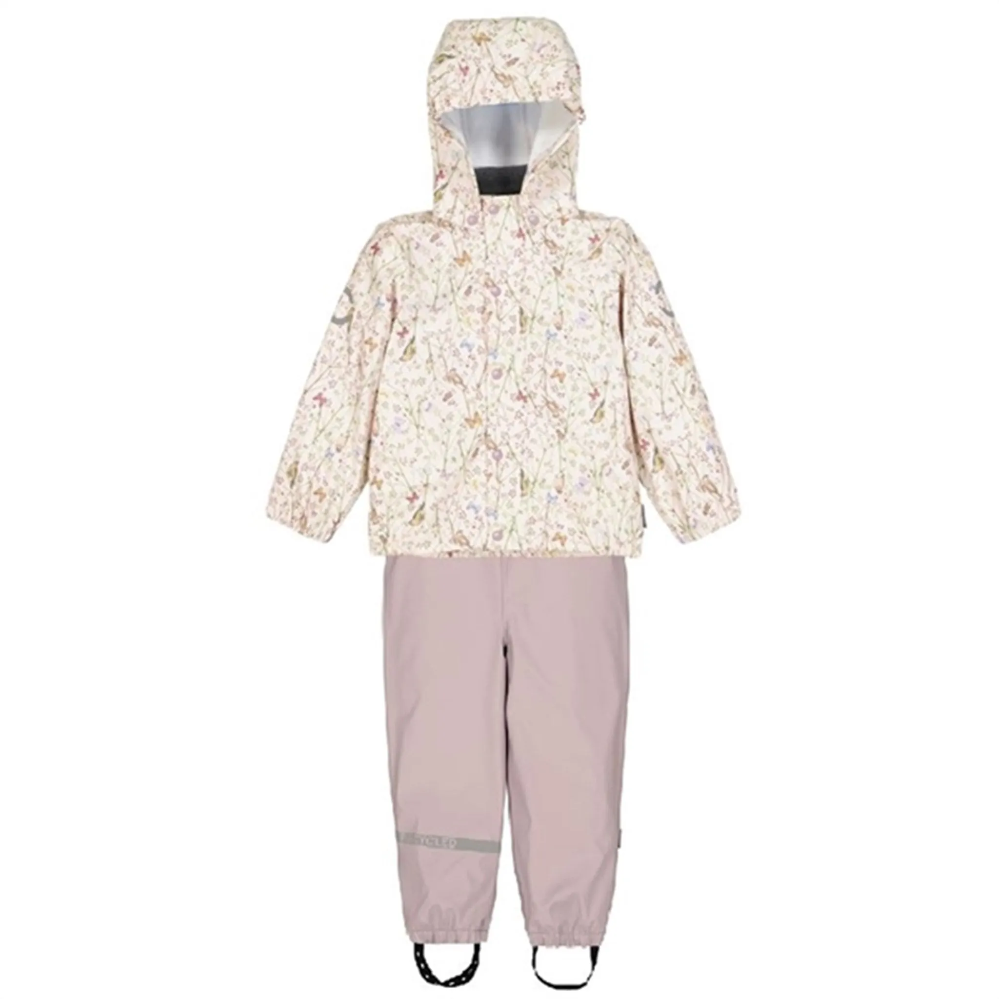 Mikk-Line AOP Rainwear Set Cayenne All Round Windwear Anti Static Fabric