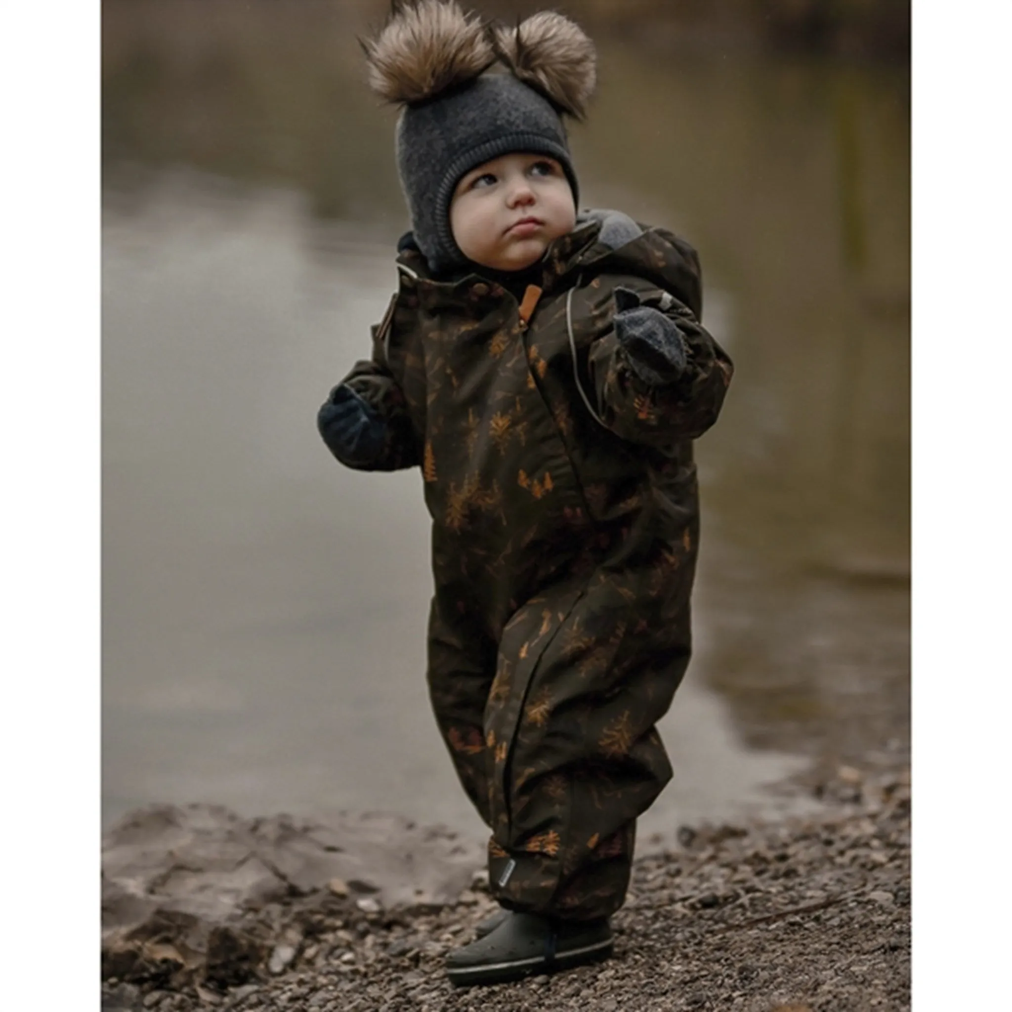 Mikk-Line Baby Snow Suit Forest Night Warm-weather casual wear Convertible-Style