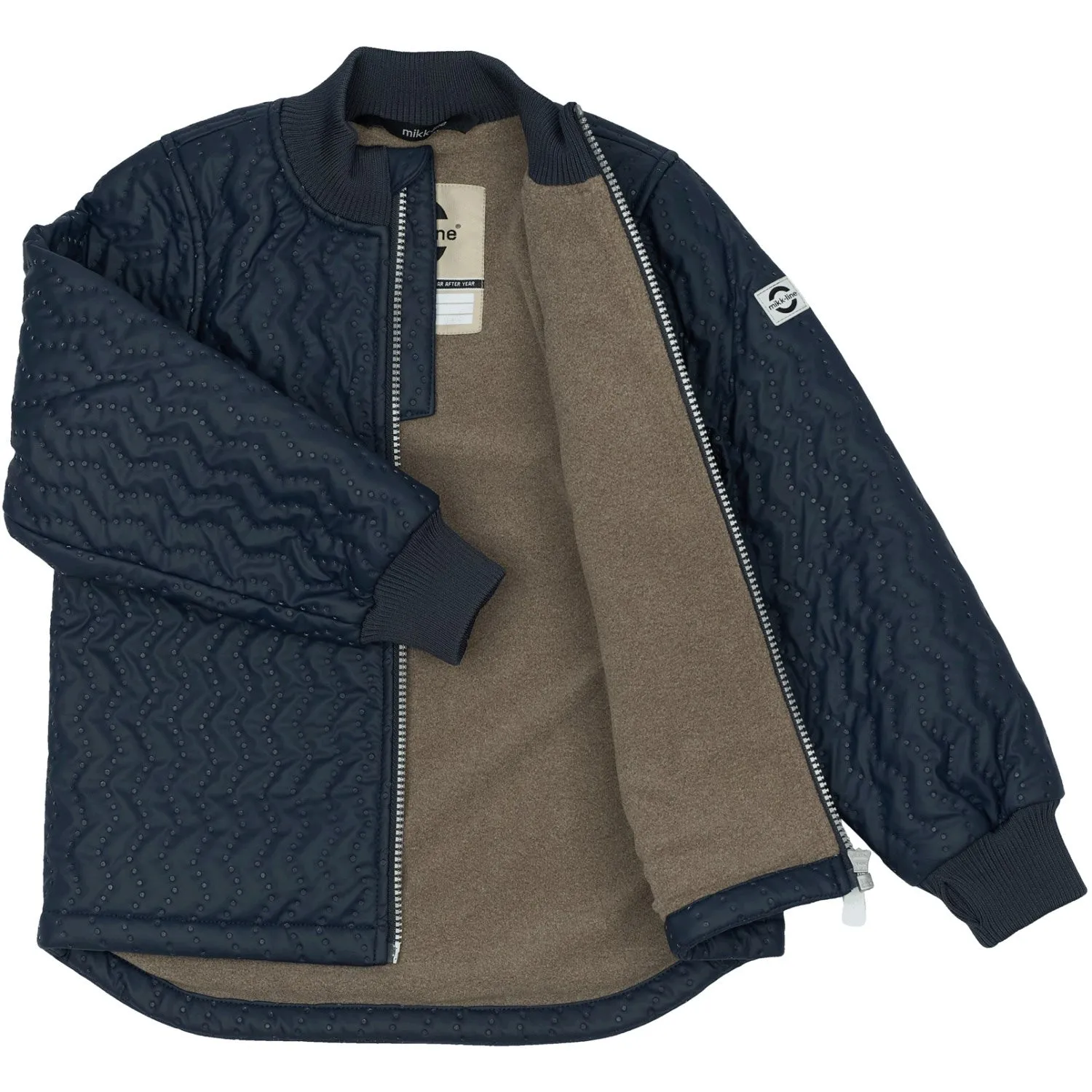 Mikk-Line Blue Nights Duvet Set W. Fleece Petite-Size Bold-Color