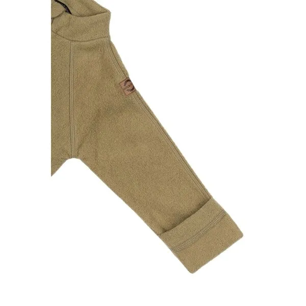 Mikk-Line Cotton Fleece Jacket Dried Herb Base Comfort