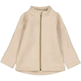 Cool Weather Mikk-Line Cotton Fleece Jacket Warm Taupe
