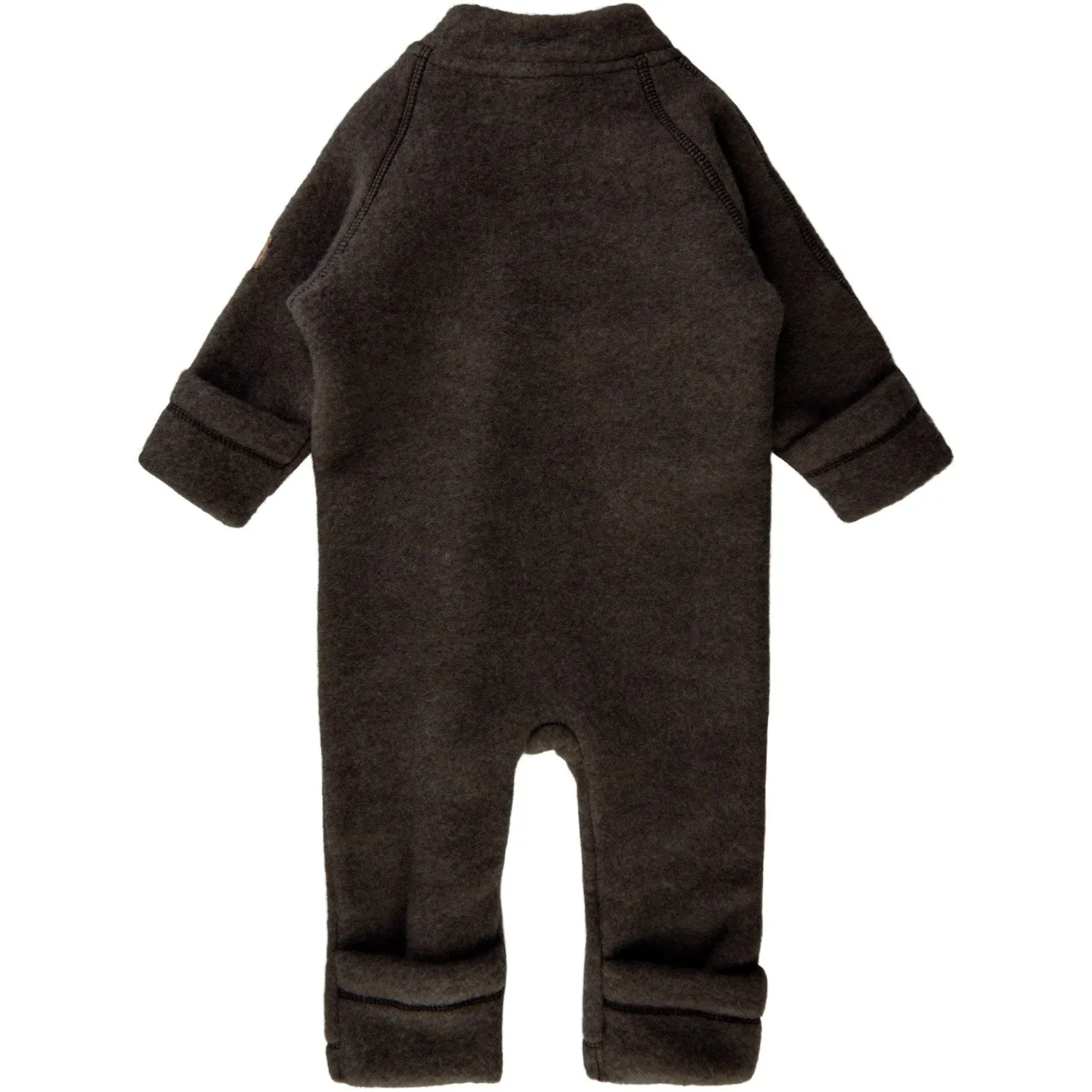 Reversible-Style Mikk-Line Dark Brown Melange Wool Suit