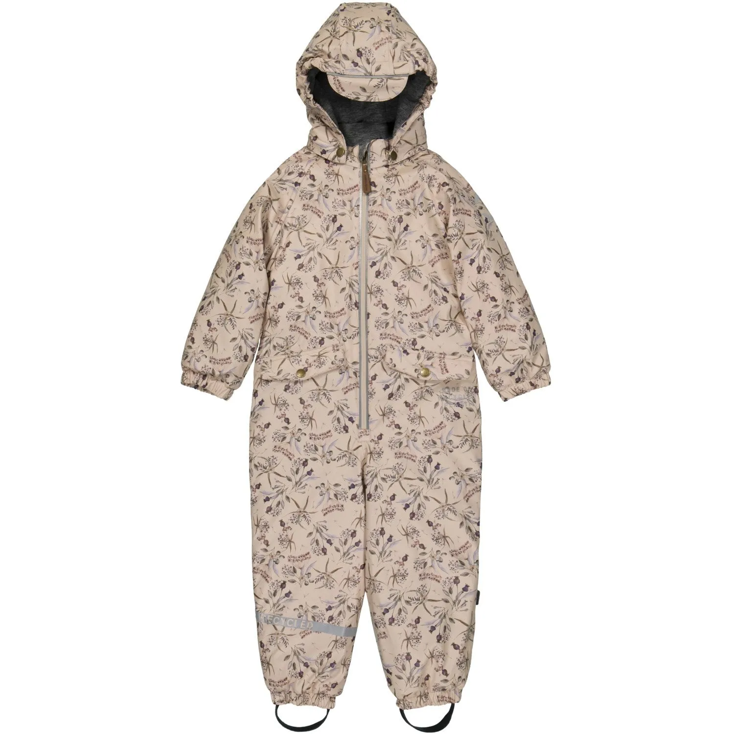 Statement-Buttons Stain-Guard-Finish Mikk-Line Doeskin PU Snow Suit Recycled AOP