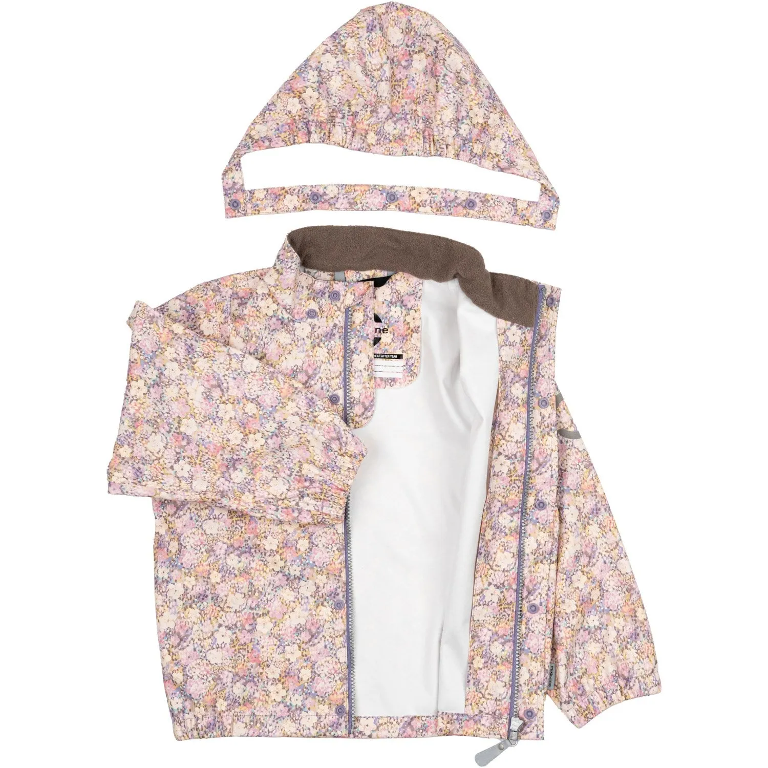 Mikk-Line Dusk AOP Suspenders PU Rain Set Packable Layer