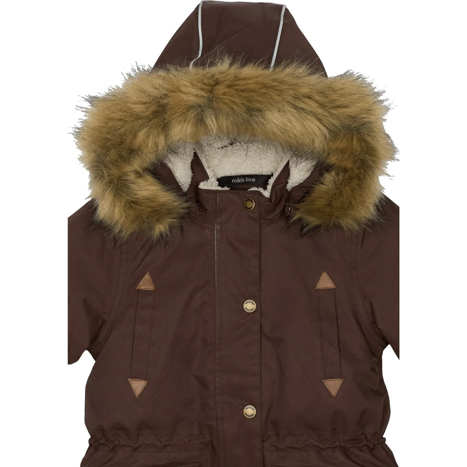 Dynamic Feel Mikk-Line French Roast Twill Nylon Girl Parca