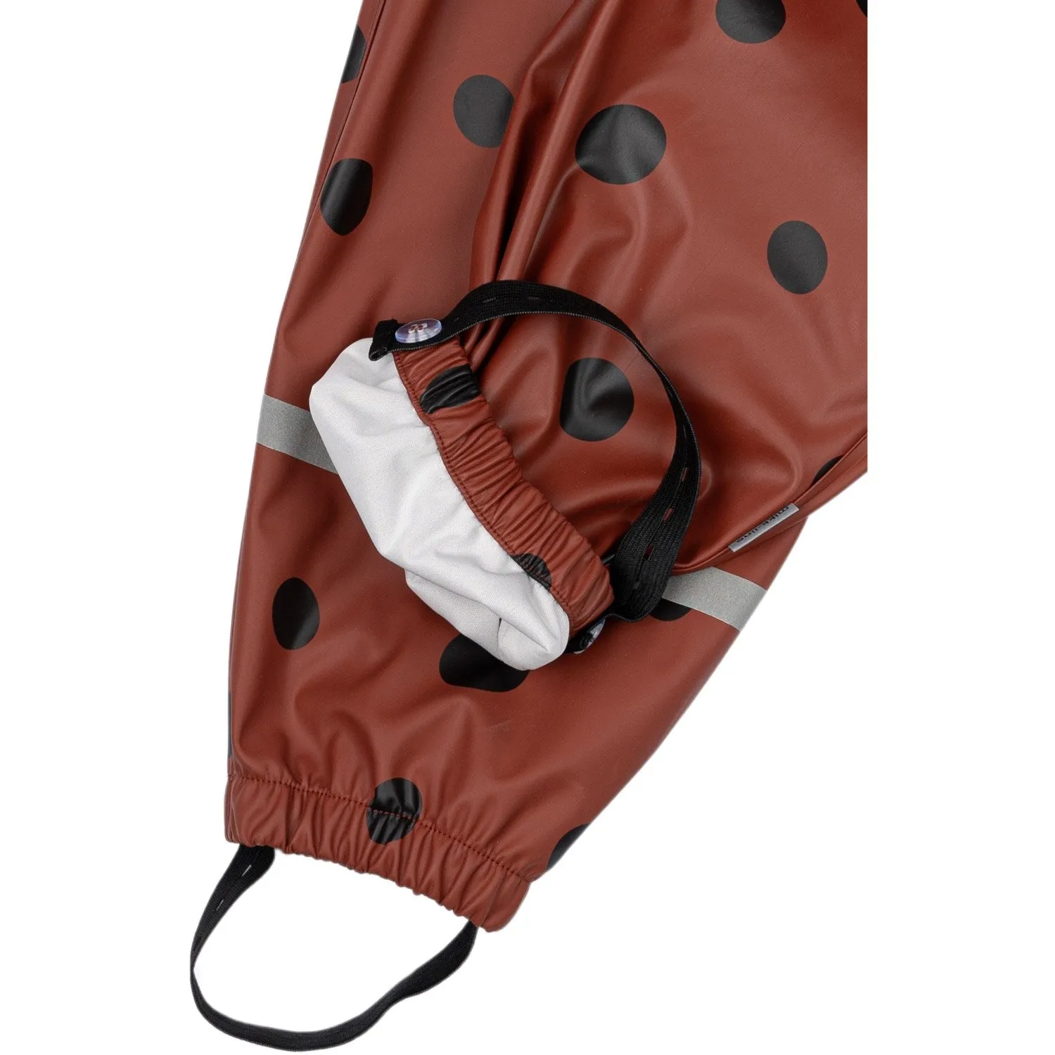 Neutral Colors Mikk-Line Henna Ladybug Suspenders Rain Set