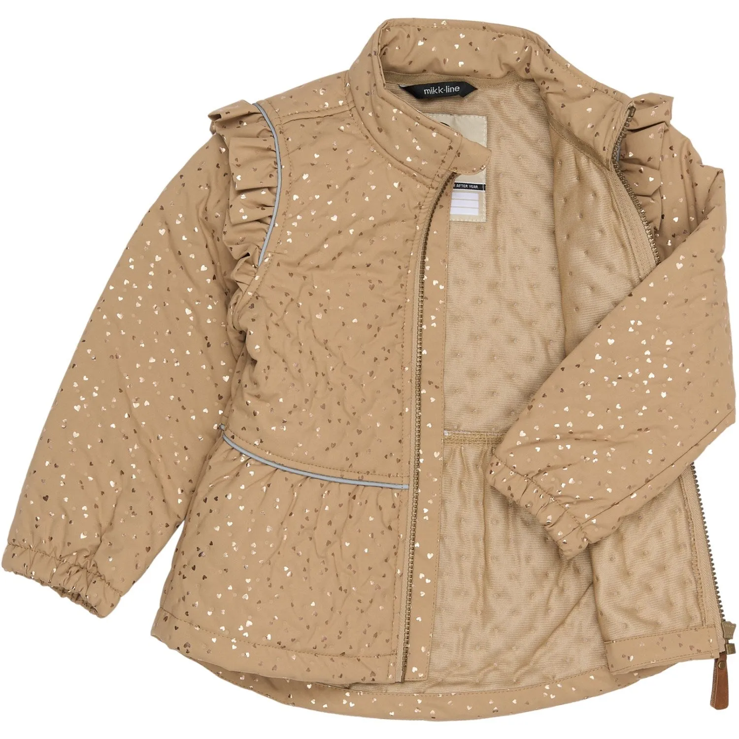 Flutter-Sleeve Stain-Guard-Finish Mikk-Line Kelp AOP Thermal   Frill Set