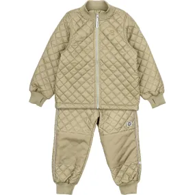 Skin-friendly Buckle-Detail Mikk-Line Kelp Thermo Set